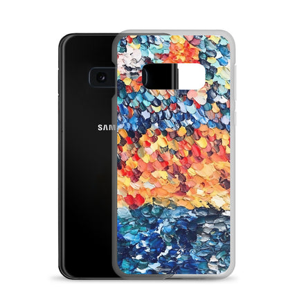 Abstract Beach Oils Art Clear Case for Samsung® –  Free Delivery! Rock / Metal / Gothic / EDM / Clubwear - Alternative Apparel Only from Phase B Records.