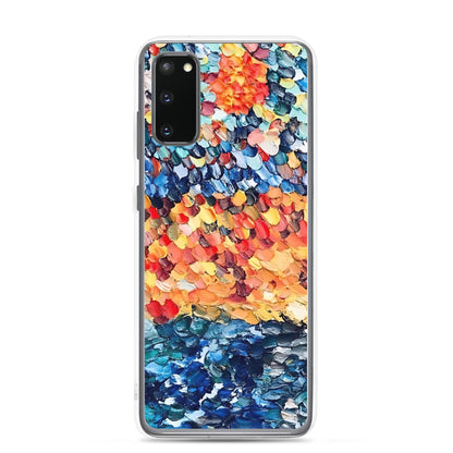 Abstract Beach Oils Art Clear Case for Samsung® –  Free Delivery! Rock / Metal / Gothic / EDM / Clubwear - Alternative Apparel Only from Phase B Records.
