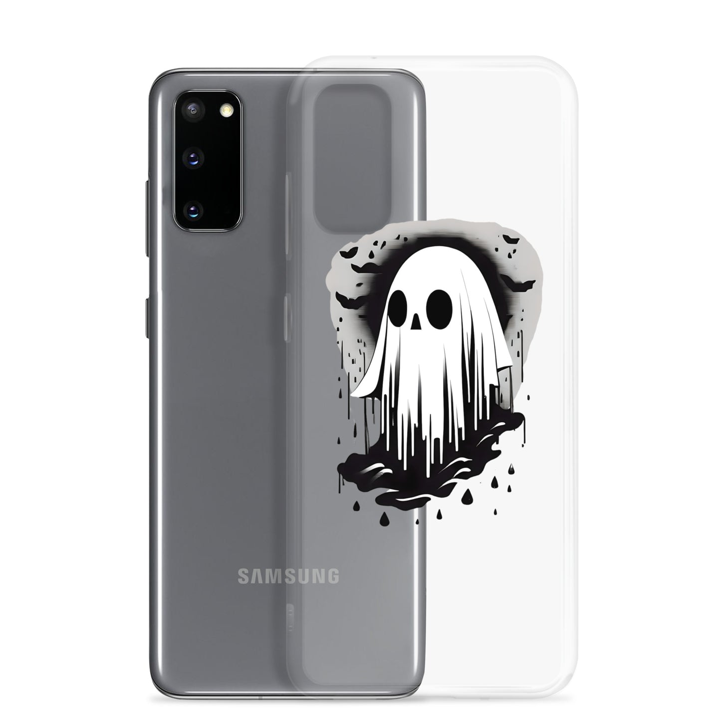 Cute Ghost Clear Case for Samsung®