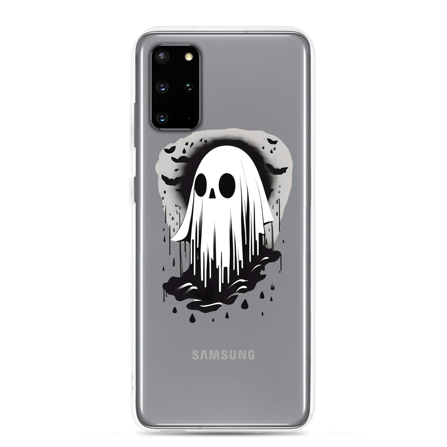 Cute Ghost Clear Case for Samsung®