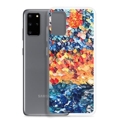 Abstract Beach Oils Art Clear Case for Samsung® –  Free Delivery! Rock / Metal / Gothic / EDM / Clubwear - Alternative Apparel Only from Phase B Records.
