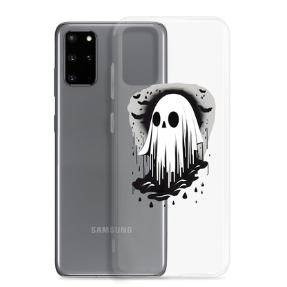 Cute Ghost Clear Case for Samsung®