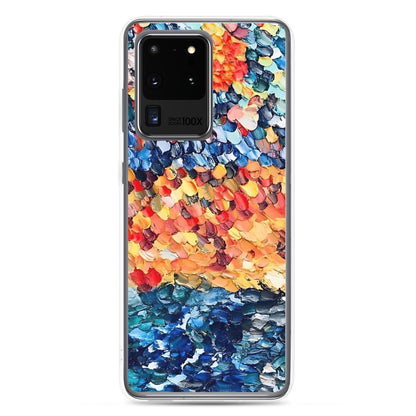 Abstract Beach Oils Art Clear Case for Samsung® –  Free Delivery! Rock / Metal / Gothic / EDM / Clubwear - Alternative Apparel Only from Phase B Records.
