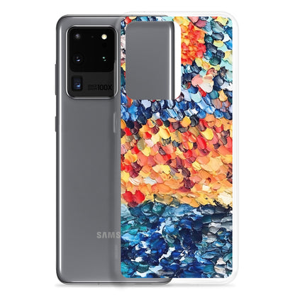 Abstract Beach Oils Art Clear Case for Samsung® –  Free Delivery! Rock / Metal / Gothic / EDM / Clubwear - Alternative Apparel Only from Phase B Records.