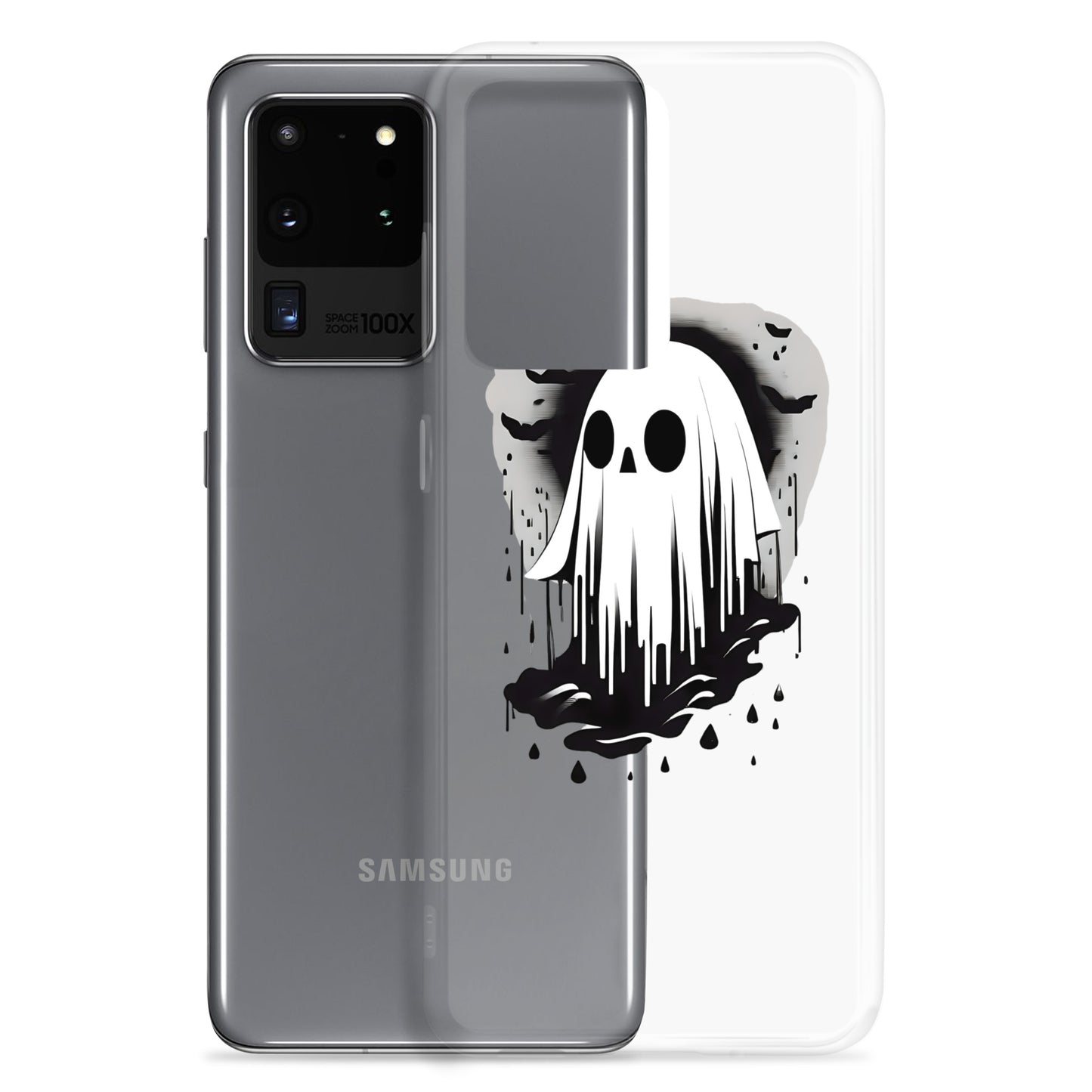 Cute Ghost Clear Case for Samsung®