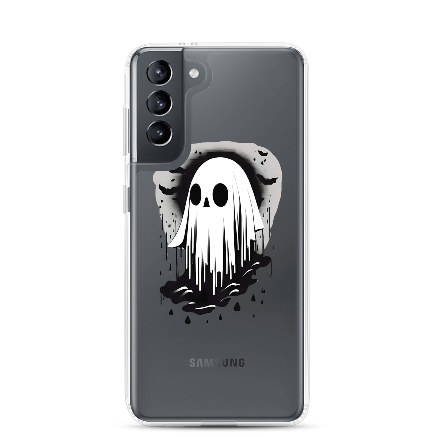 Cute Ghost Clear Case for Samsung®