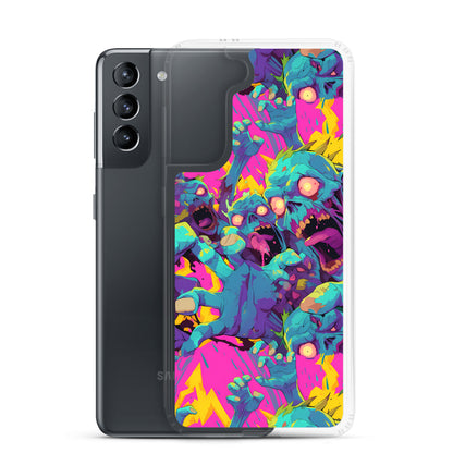 Cartoon Zombies Clear Case for Samsung®