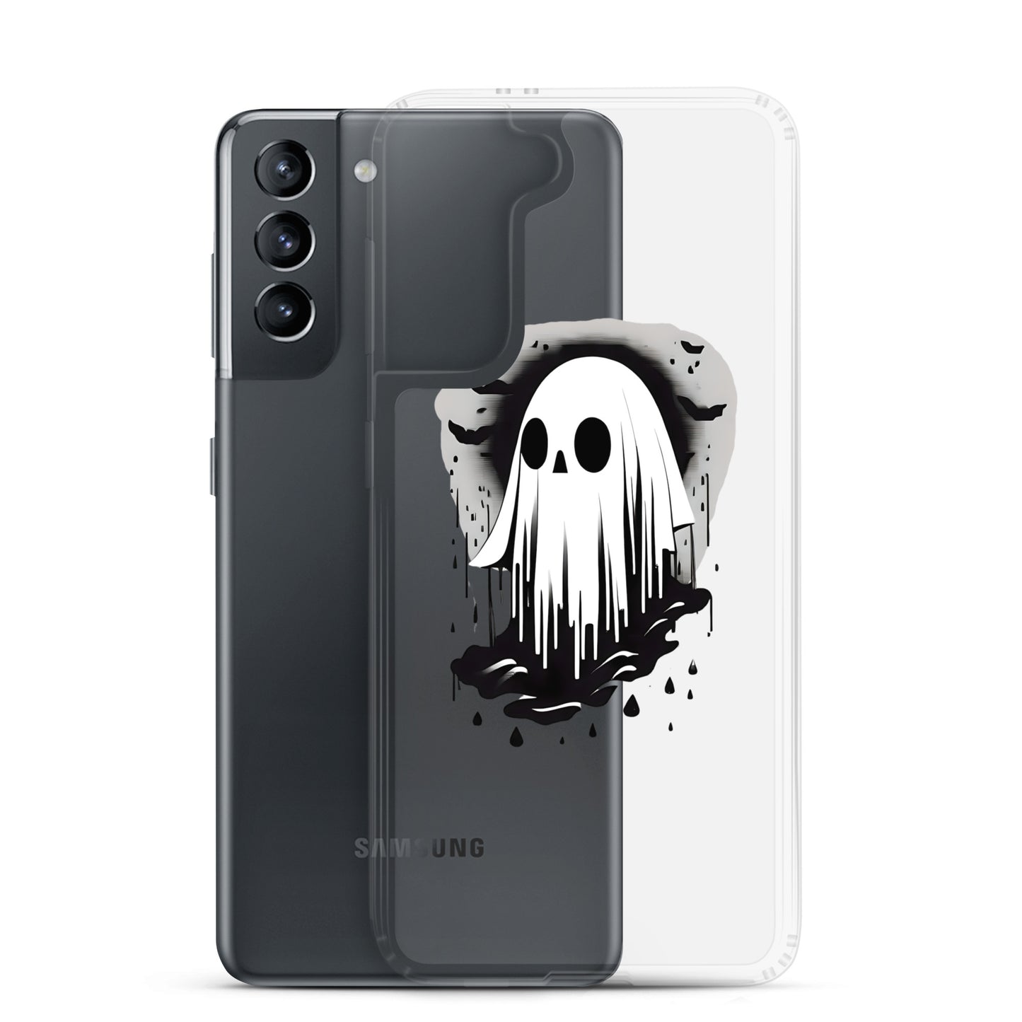 Cute Ghost Clear Case for Samsung®