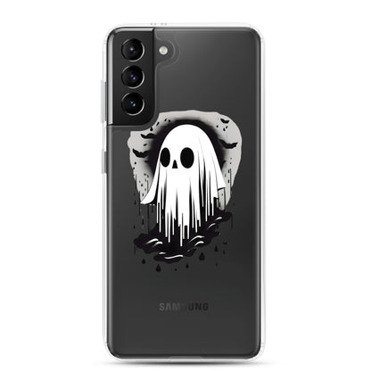 Cute Ghost Clear Case for Samsung®