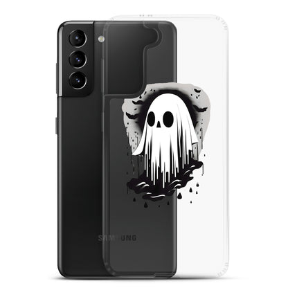 Cute Ghost Clear Case for Samsung®