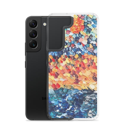 Abstract Beach Oils Art Clear Case for Samsung® –  Free Delivery! Rock / Metal / Gothic / EDM / Clubwear - Alternative Apparel Only from Phase B Records.