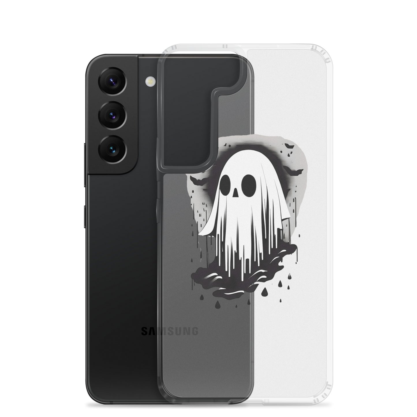 Cute Ghost Clear Case for Samsung®