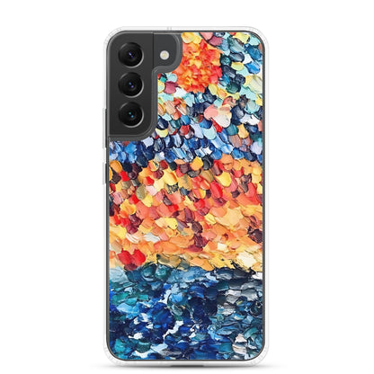 Abstract Beach Oils Art Clear Case for Samsung® –  Free Delivery! Rock / Metal / Gothic / EDM / Clubwear - Alternative Apparel Only from Phase B Records.