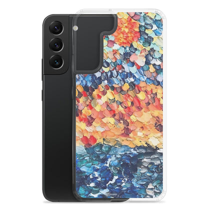 Abstract Beach Oils Art Clear Case for Samsung® –  Free Delivery! Rock / Metal / Gothic / EDM / Clubwear - Alternative Apparel Only from Phase B Records.