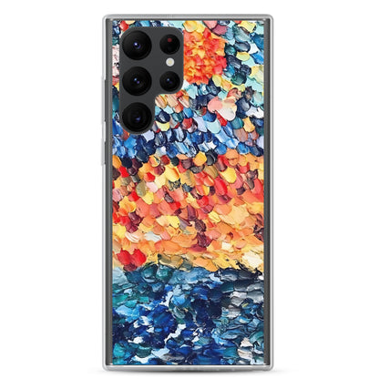 Abstract Beach Oils Art Clear Case for Samsung® –  Free Delivery! Rock / Metal / Gothic / EDM / Clubwear - Alternative Apparel Only from Phase B Records.