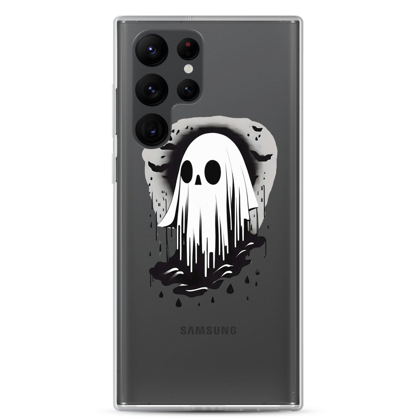 Cute Ghost Clear Case for Samsung®