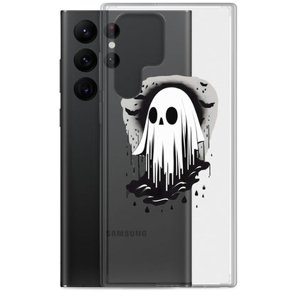 Cute Ghost Clear Case for Samsung®