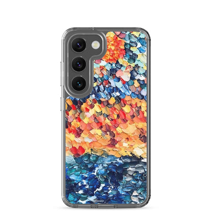 Abstract Beach Oils Art Clear Case for Samsung® –  Free Delivery! Rock / Metal / Gothic / EDM / Clubwear - Alternative Apparel Only from Phase B Records.