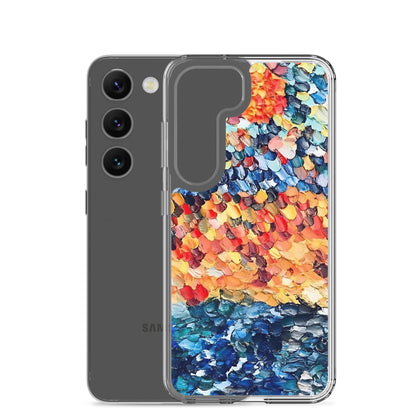 Abstract Beach Oils Art Clear Case for Samsung® –  Free Delivery! Rock / Metal / Gothic / EDM / Clubwear - Alternative Apparel Only from Phase B Records.