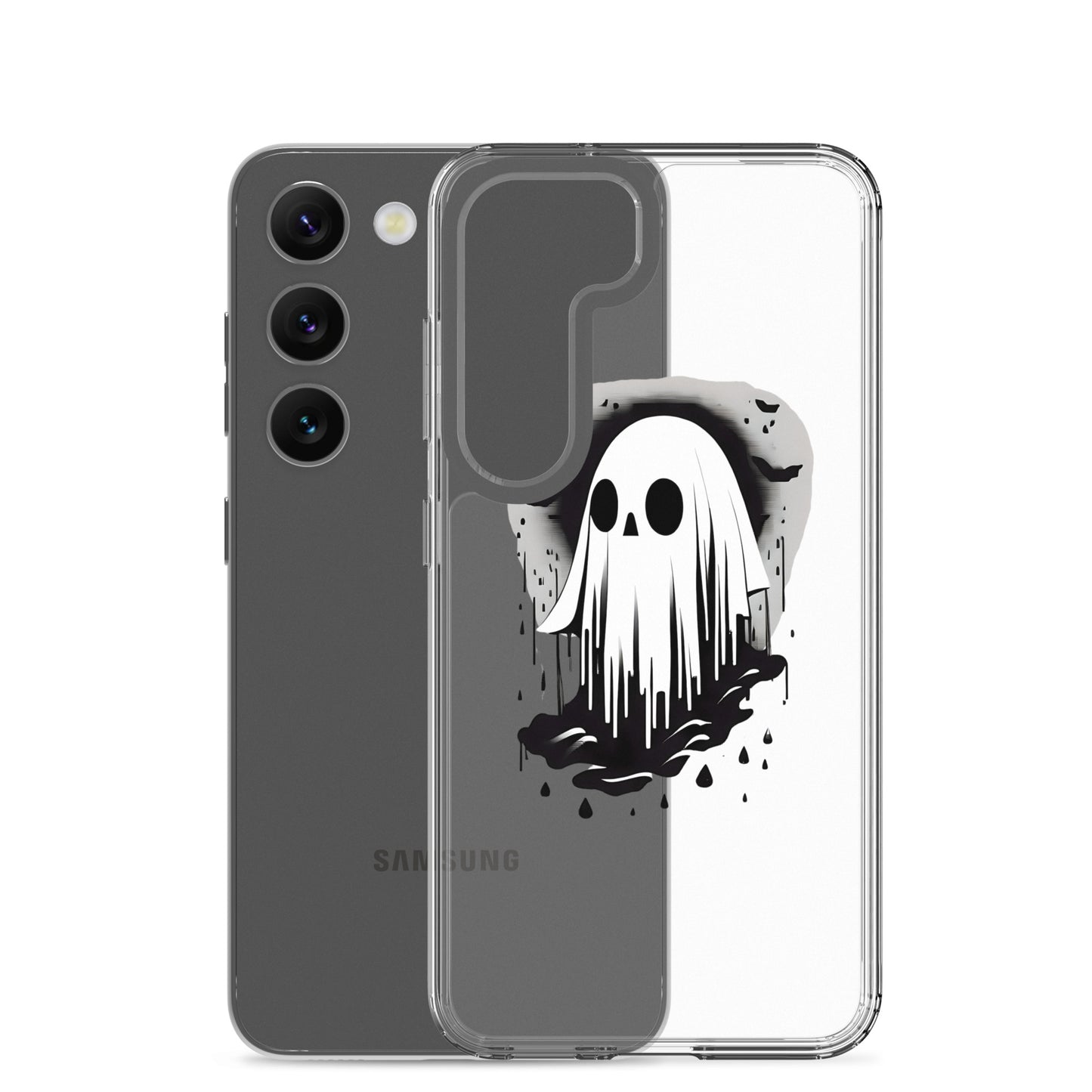 Cute Ghost Clear Case for Samsung®