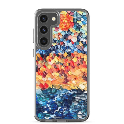 Abstract Beach Oils Art Clear Case for Samsung® –  Free Delivery! Rock / Metal / Gothic / EDM / Clubwear - Alternative Apparel Only from Phase B Records.