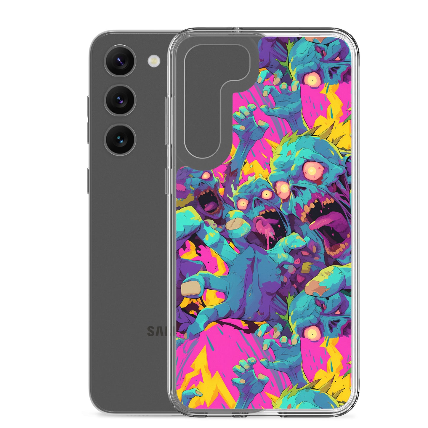 Cartoon Zombies Clear Case for Samsung®