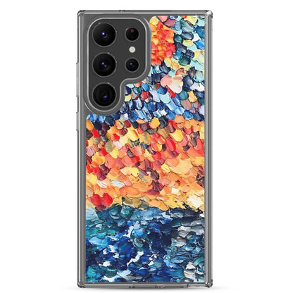 Abstract Beach Oils Art Clear Case for Samsung® –  Free Delivery! Rock / Metal / Gothic / EDM / Clubwear - Alternative Apparel Only from Phase B Records.