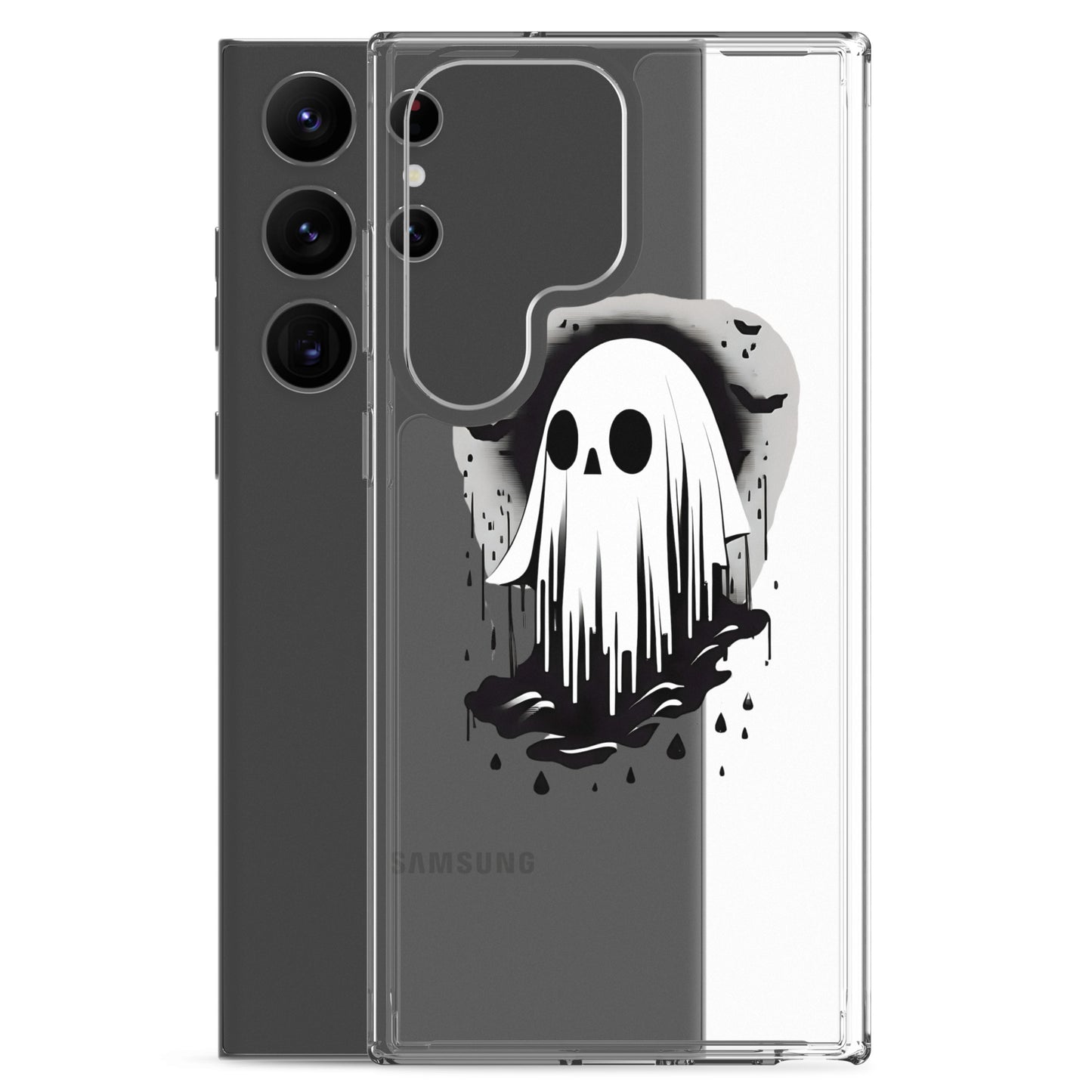 Cute Ghost Clear Case for Samsung®