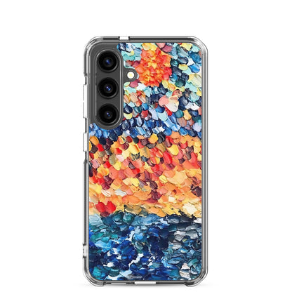 Abstract Beach Oils Art Clear Case for Samsung® –  Free Delivery! Rock / Metal / Gothic / EDM / Clubwear - Alternative Apparel Only from Phase B Records.