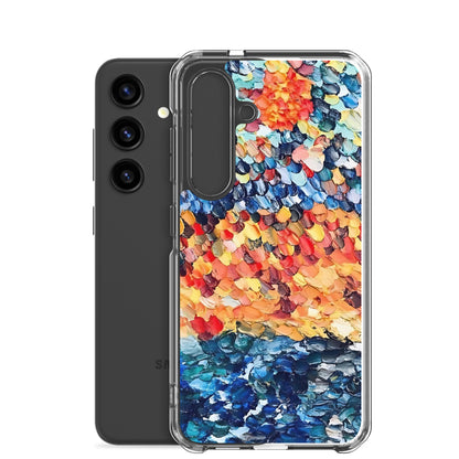 Abstract Beach Oils Art Clear Case for Samsung® –  Free Delivery! Rock / Metal / Gothic / EDM / Clubwear - Alternative Apparel Only from Phase B Records.