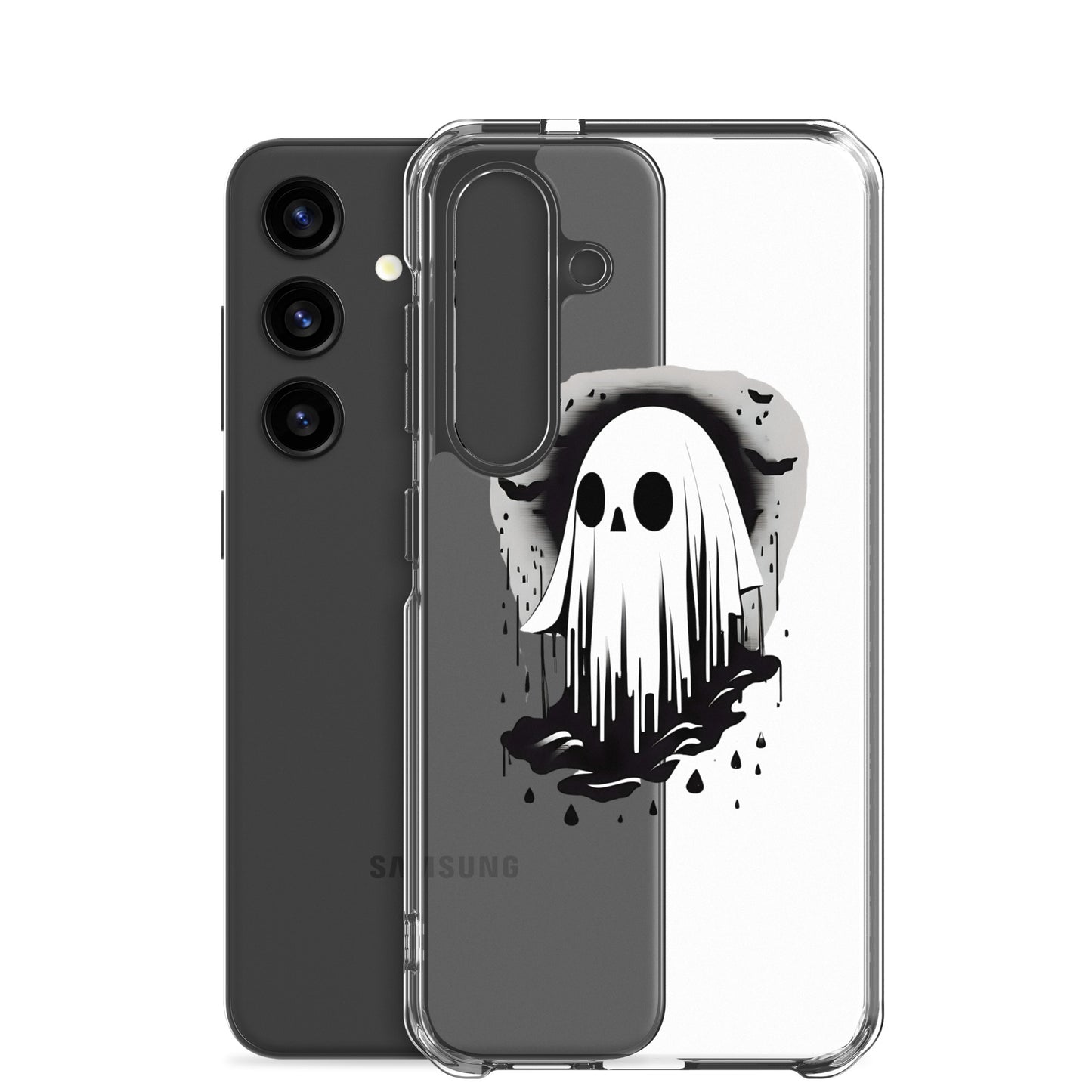 Cute Ghost Clear Case for Samsung®