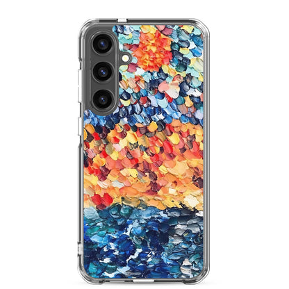 Abstract Beach Oils Art Clear Case for Samsung® –  Free Delivery! Rock / Metal / Gothic / EDM / Clubwear - Alternative Apparel Only from Phase B Records.