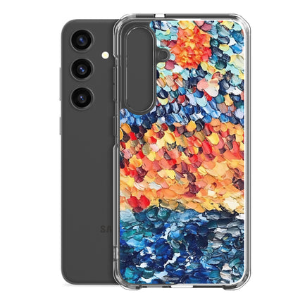 Abstract Beach Oils Art Clear Case for Samsung® –  Free Delivery! Rock / Metal / Gothic / EDM / Clubwear - Alternative Apparel Only from Phase B Records.