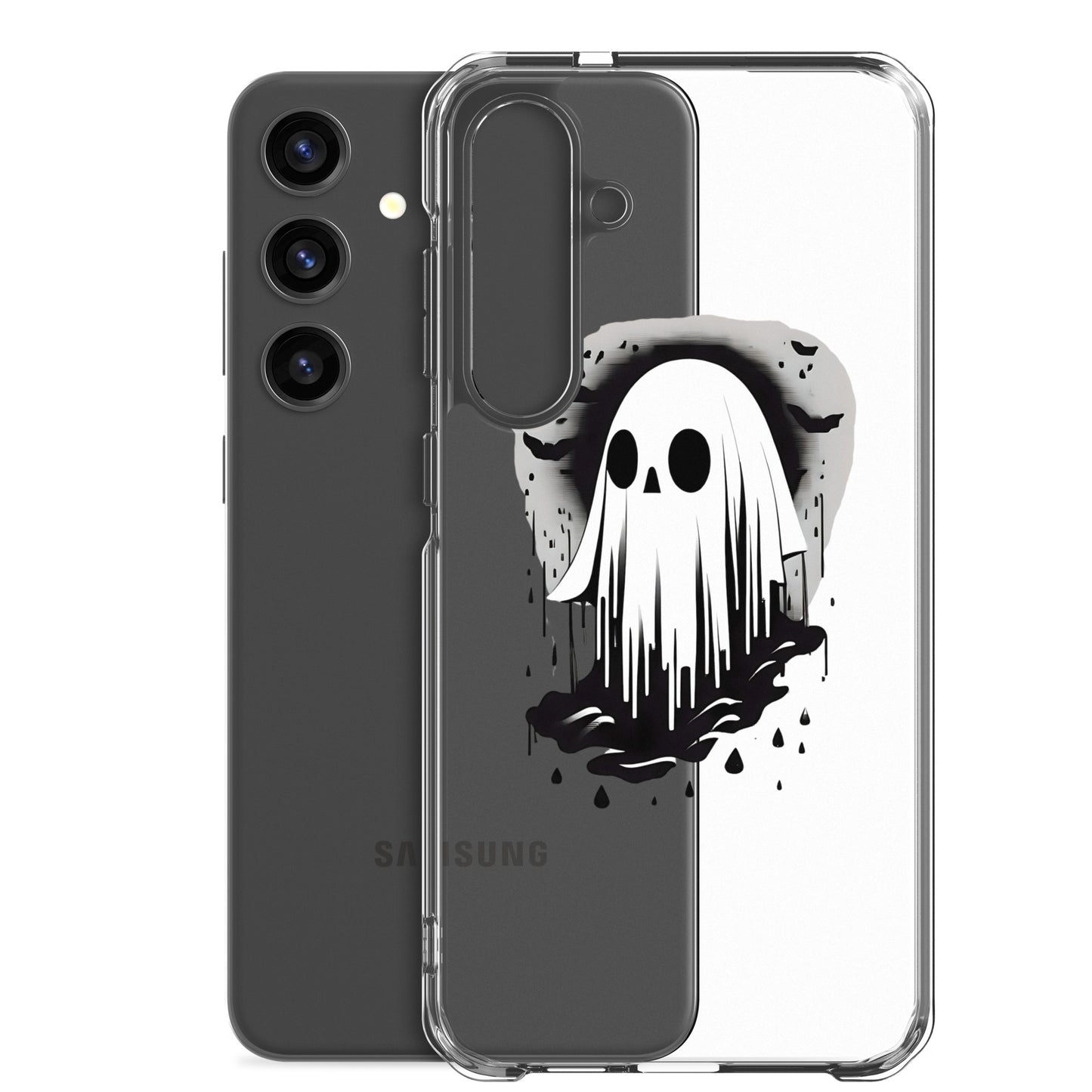 Cute Ghost Clear Case for Samsung®