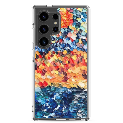 Abstract Beach Oils Art Clear Case for Samsung® –  Free Delivery! Rock / Metal / Gothic / EDM / Clubwear - Alternative Apparel Only from Phase B Records.