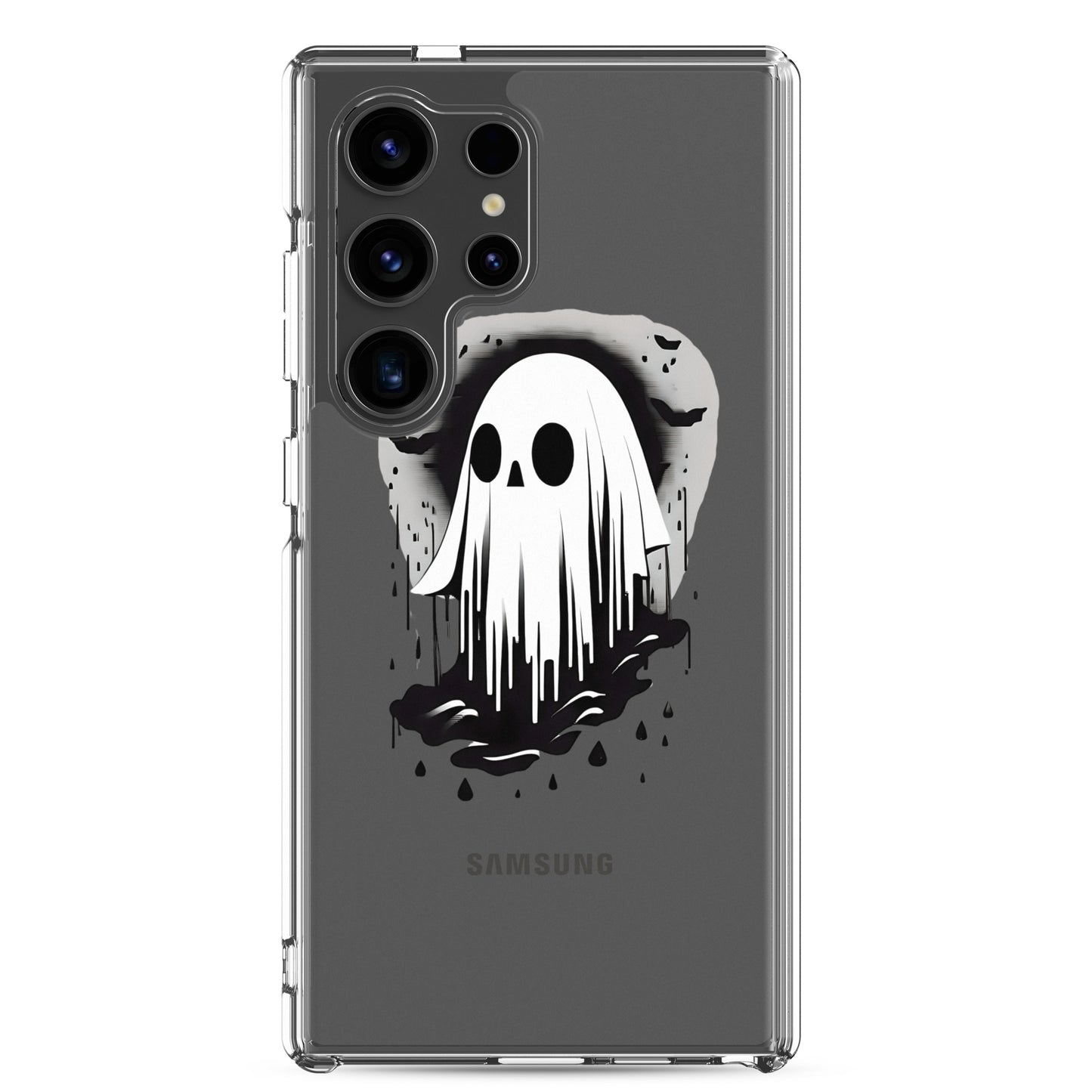 Cute Ghost Clear Case for Samsung®