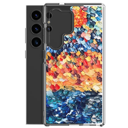 Abstract Beach Oils Art Clear Case for Samsung® –  Free Delivery! Rock / Metal / Gothic / EDM / Clubwear - Alternative Apparel Only from Phase B Records.