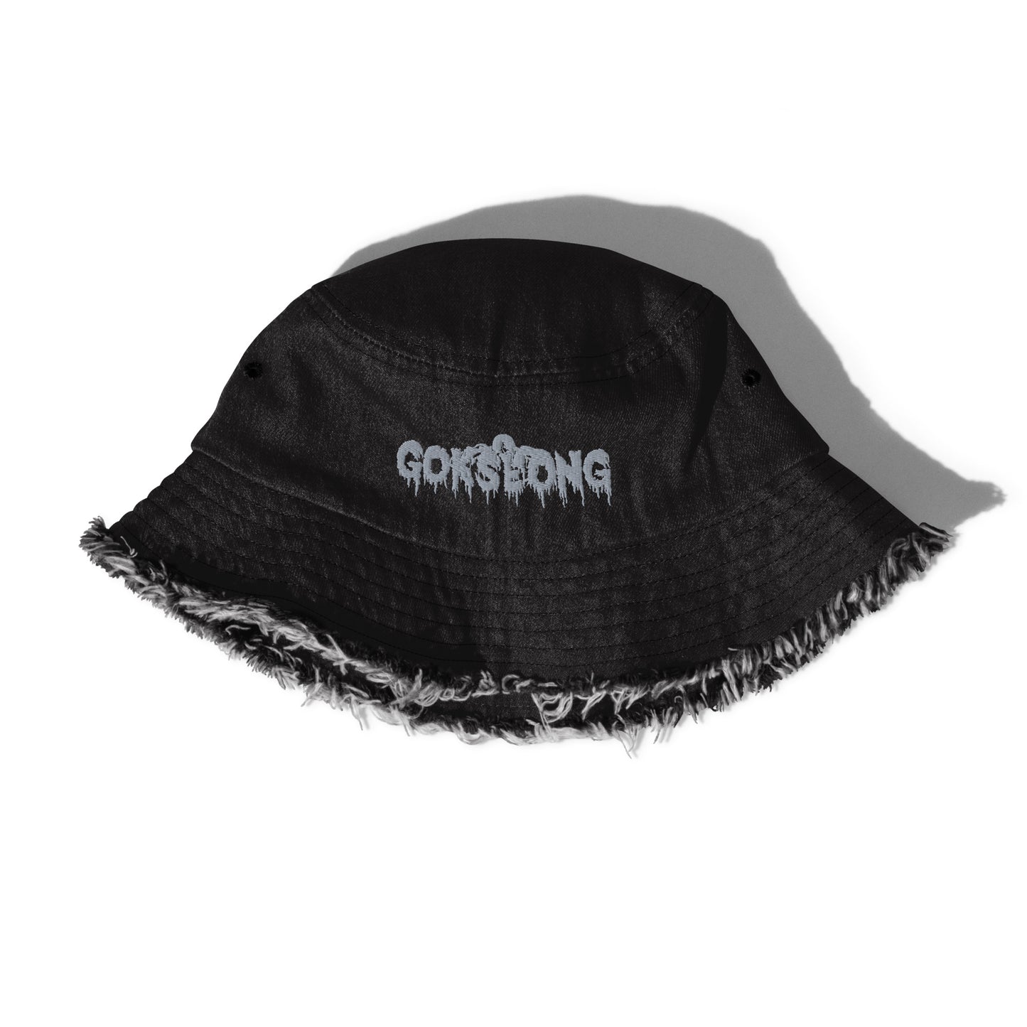 Gokseong denim bucket hat - Free Delivery! Rock / Metal / Alternative - Alternative Apparel and Merch Only from Phase B Records.