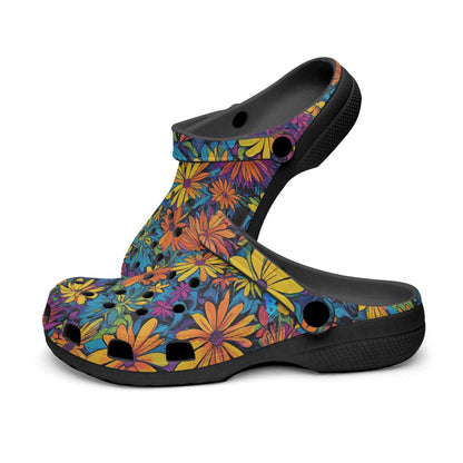 Psychedelic Flowers Rok-Clogs