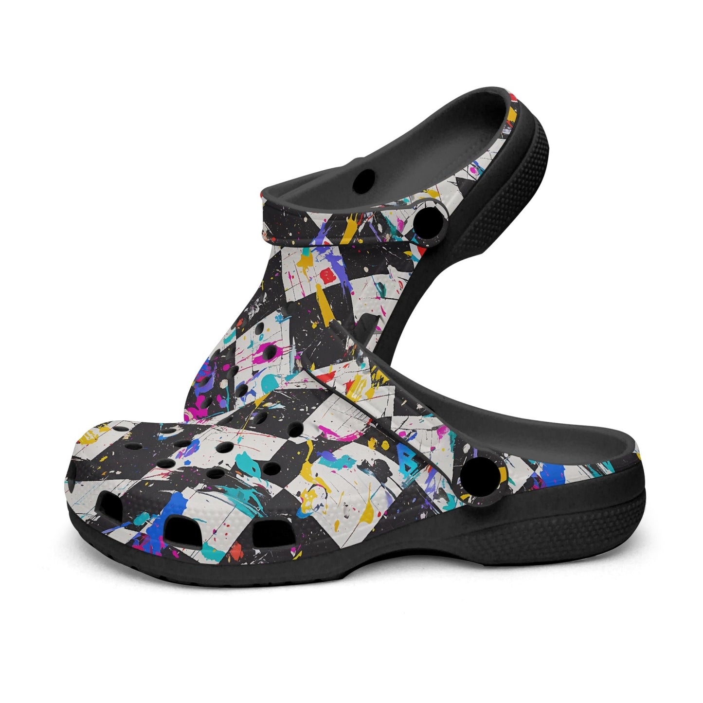 Splattered Paint SKA Rok-Clogs