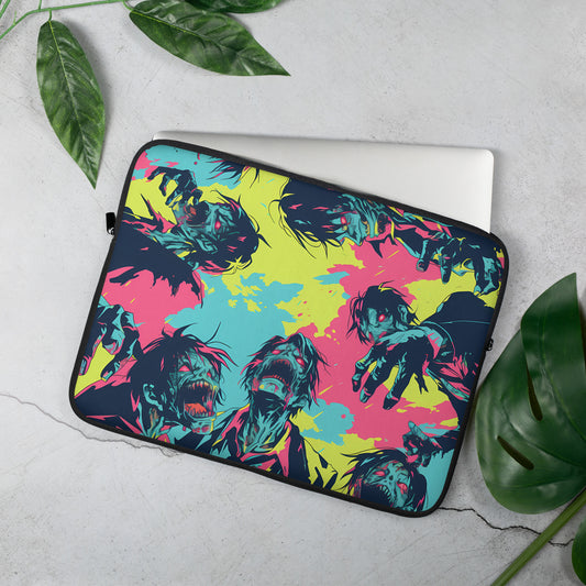 Neon Zombies Laptop Sleeve