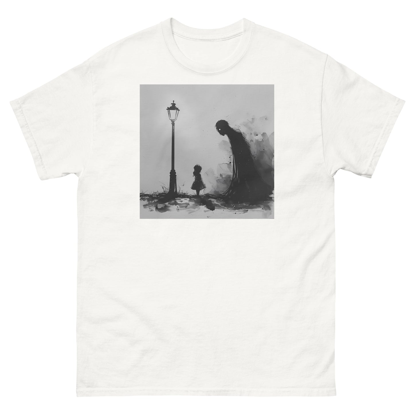 My Best Friend.. The Little Girl and Ghost.. Men's classic tee