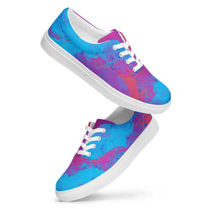 Neon Beach Men’s lace-up canvas shoes