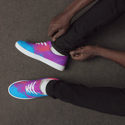 Neon Beach Men’s lace-up canvas shoes
