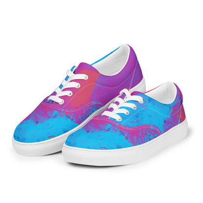 Neon Beach Men’s lace-up canvas shoes