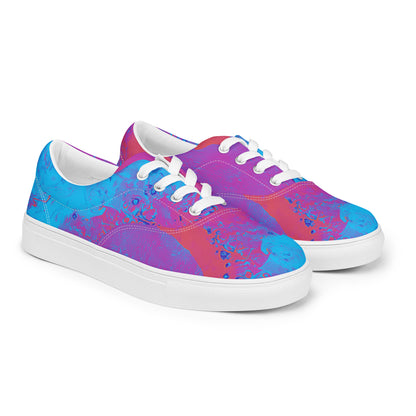 Neon Beach Men’s lace-up canvas shoes