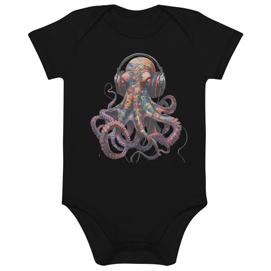 Rockin' Octopus Organic cotton baby bodysuit