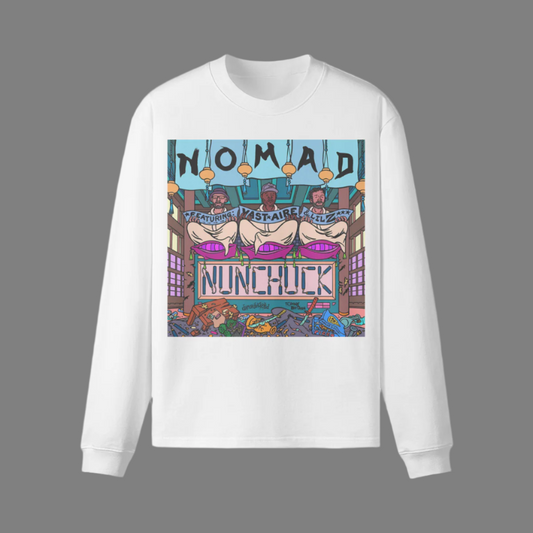 phase b records NOMAD - NUNCHUCK Unisex Crew Neck Loose Long Sleeve