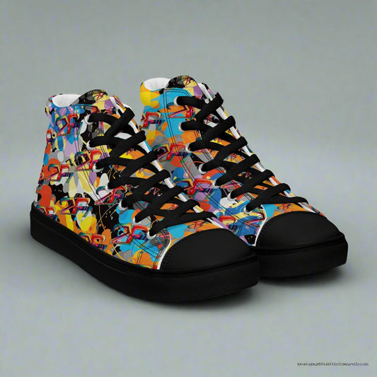 phase b records ZY-FY Men’s high top canvas shoes