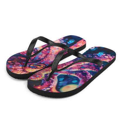 Octopus pink Flip-Flops